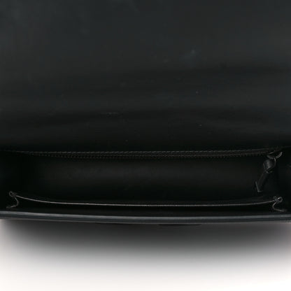 Christian Dior Ultra Matte Grained Calfskin 30 Montaigne Flap Bag Black 5 of 9