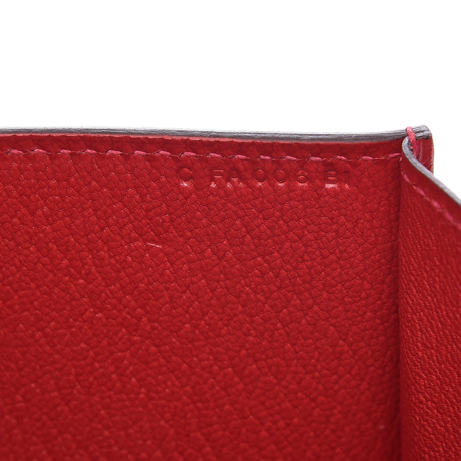 Hermes Chevre Mysore Medor 23 Clutch Rouge Casaque 7 of 11