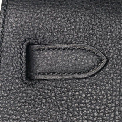 Hermes Vache Liegee Kelly Sellier 32 Black 12 of 34