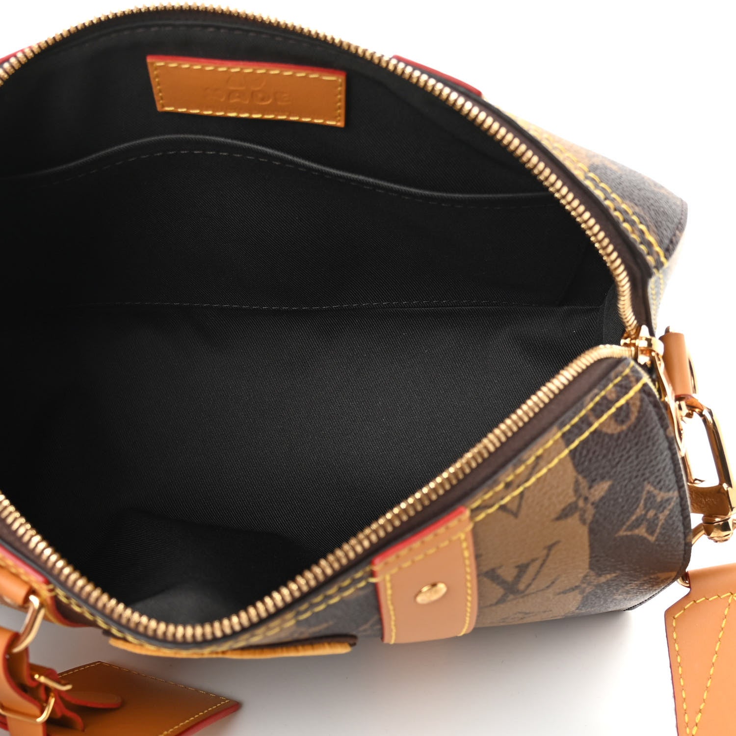 Louis Vuitton X NIGO Reverse Monogram Stripes City Keepall Bandouliere Brown 5 of 11