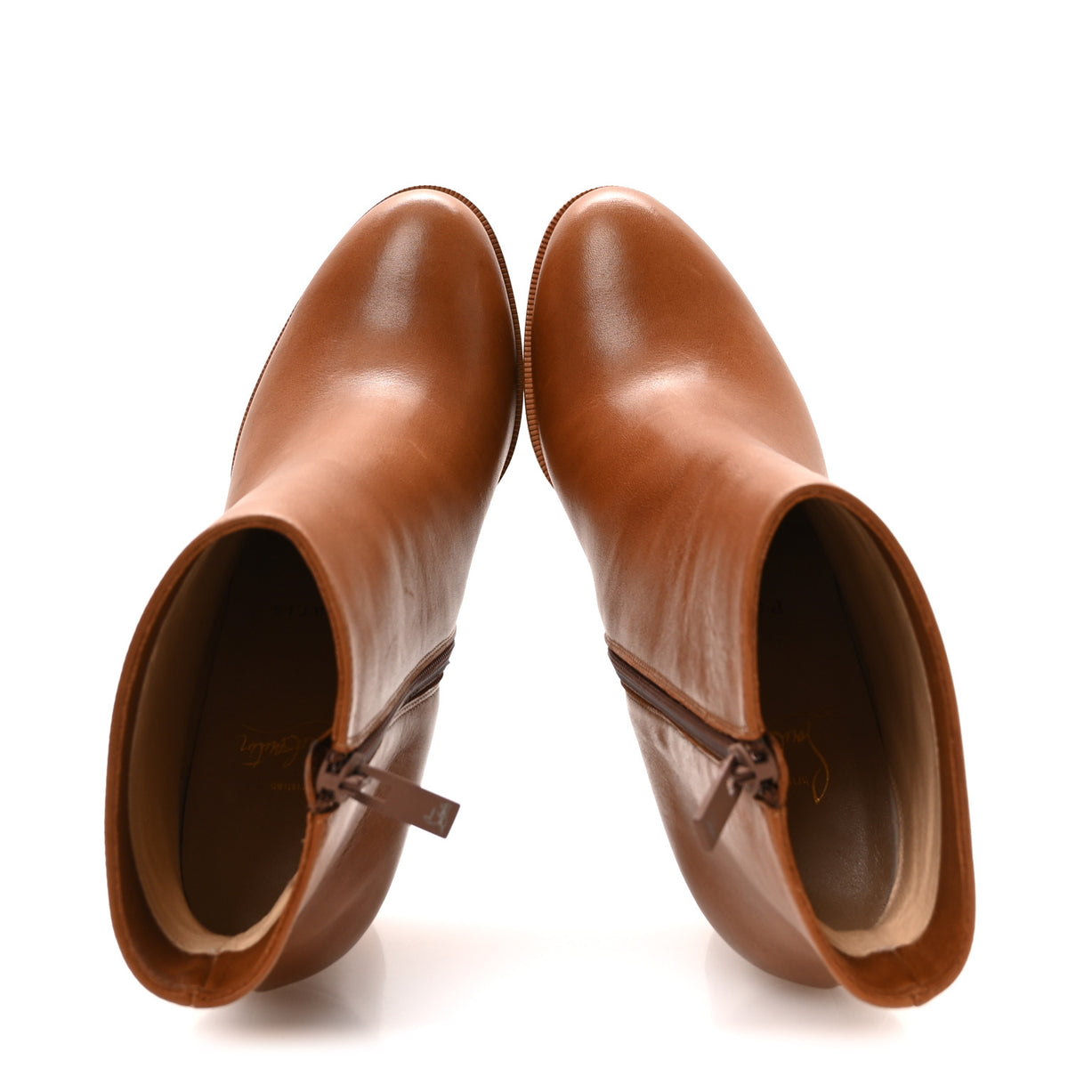 Calfskin Adox 85 Ankle Boots 38 Caramel
