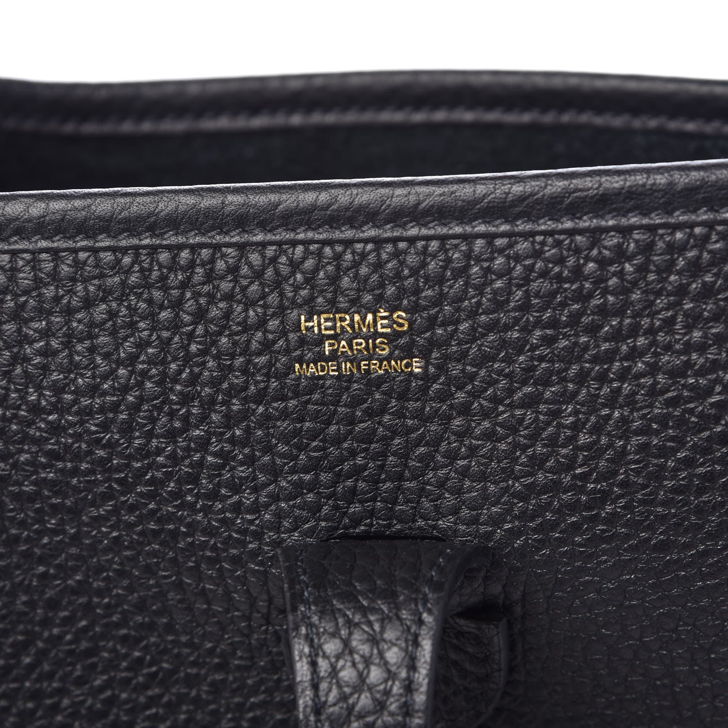Hermes Taurillon Clemence Evelyne III PM Black 8 of 10