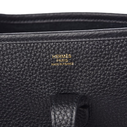 Hermes Taurillon Clemence Evelyne III PM Black 8 of 10