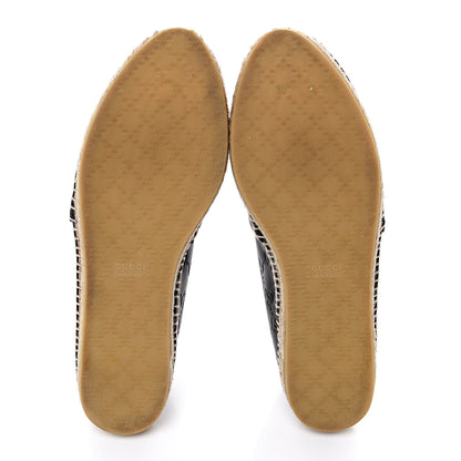 Gucci Guccissima Signature Espadrilles 40 Black 10 of 11