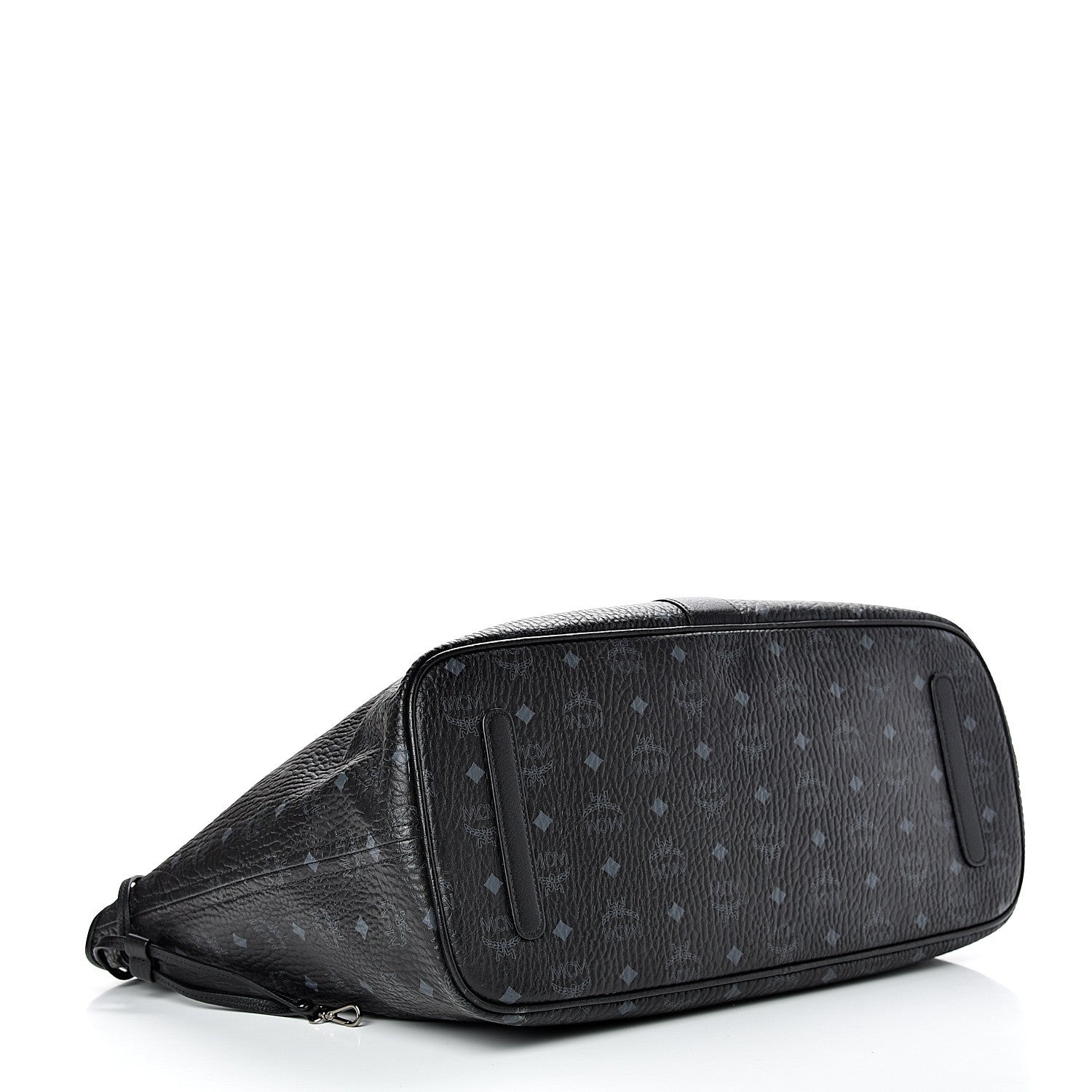 MCM Visetos Large Liz Reversible Shopper Tote Black 6 of 18
