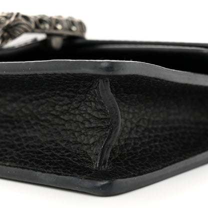 Gucci Calfskin Super Mini Dionysus Shoulder Bag Black 9 of 12