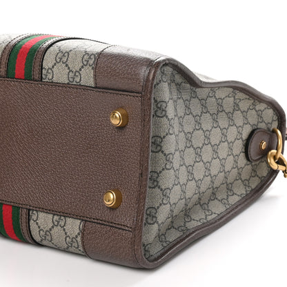 Gucci Soft GG Supreme Monogram Web Neo Vintage Duffle Bag Beige New Acero Crop 10 of 10