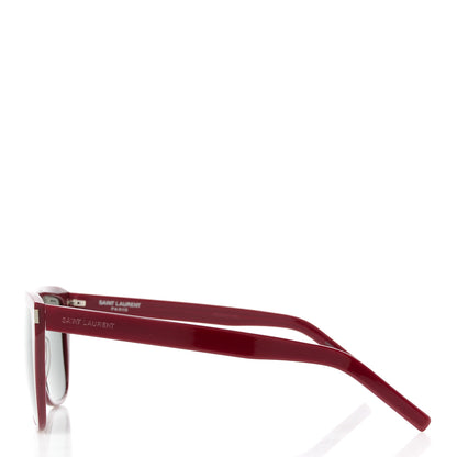 Saint Laurent Acetate Sunglasses SL 1 Slim Red 3 of 8