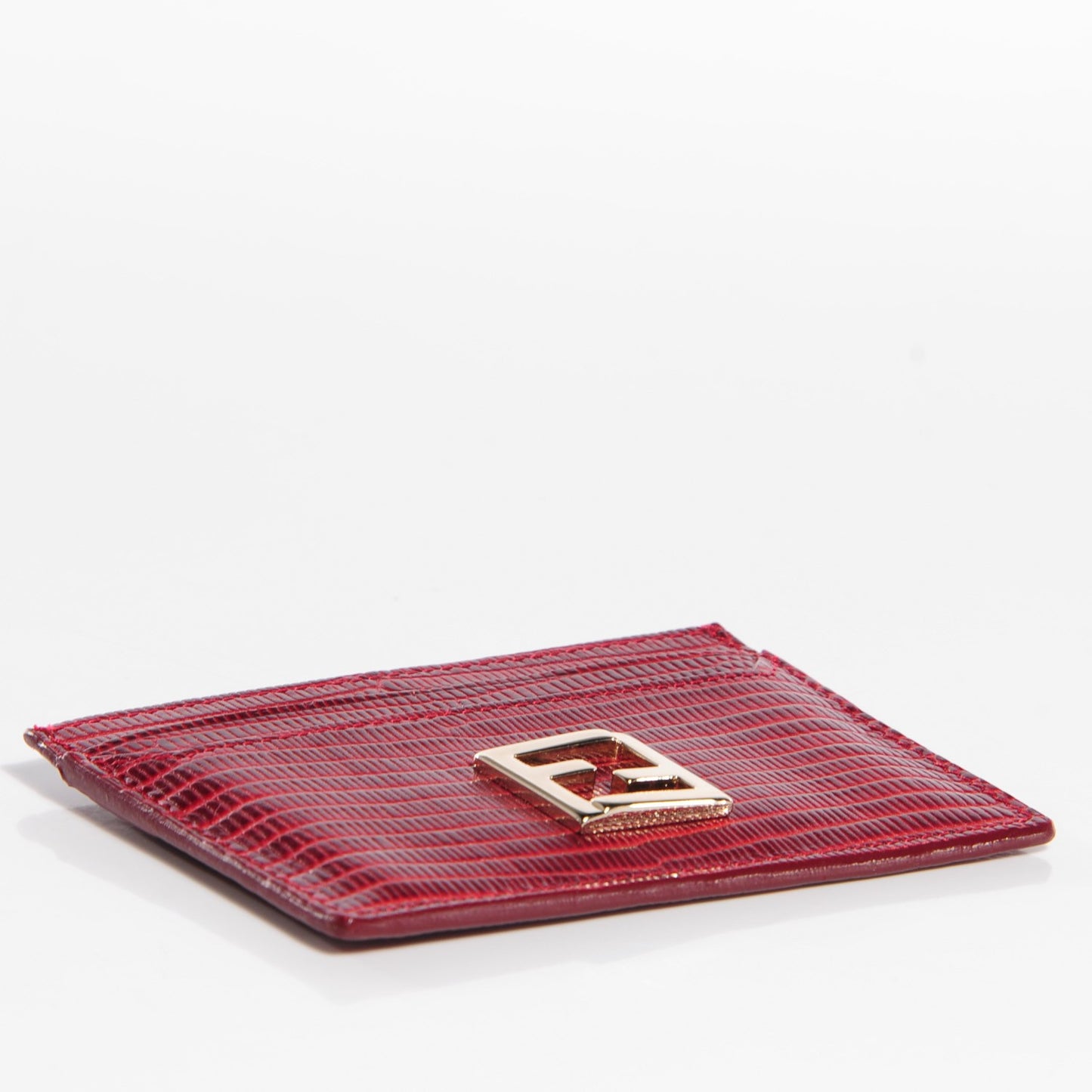 Lizard Card Holder Red