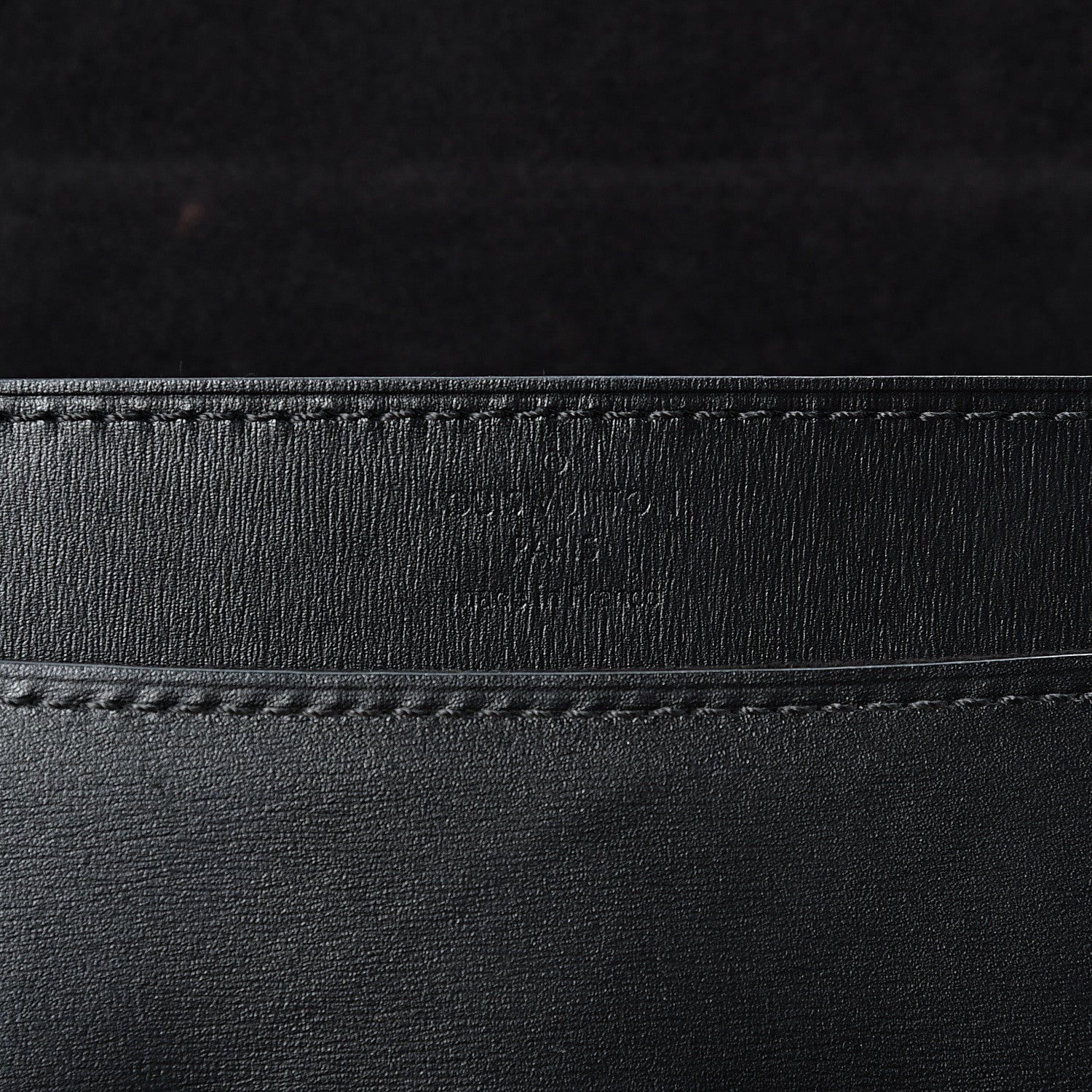 Louis Vuitton Calfskin Chain Louise MM Black 5 of 9