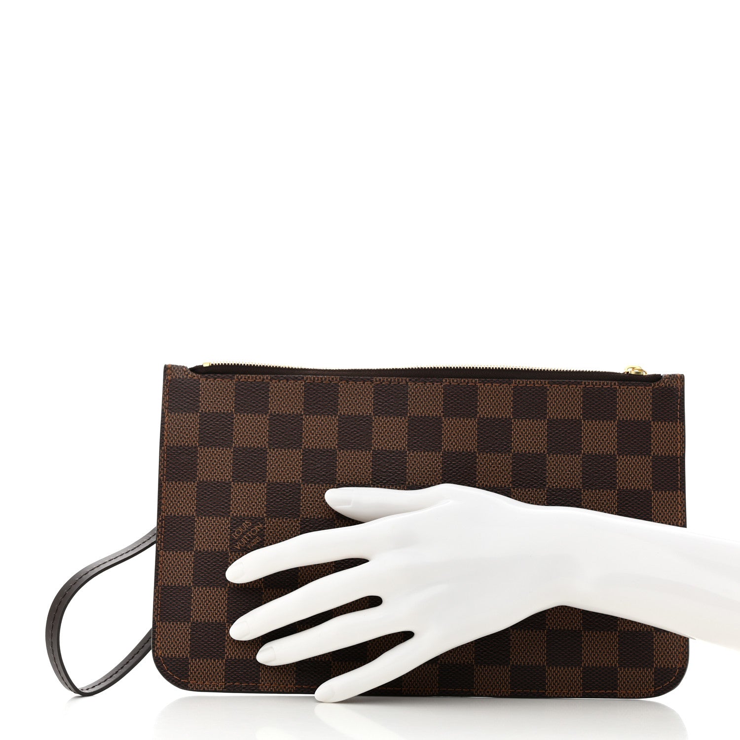 Louis Vuitton Damier Ebene Neverfull MM GM Pochette 2 of 7