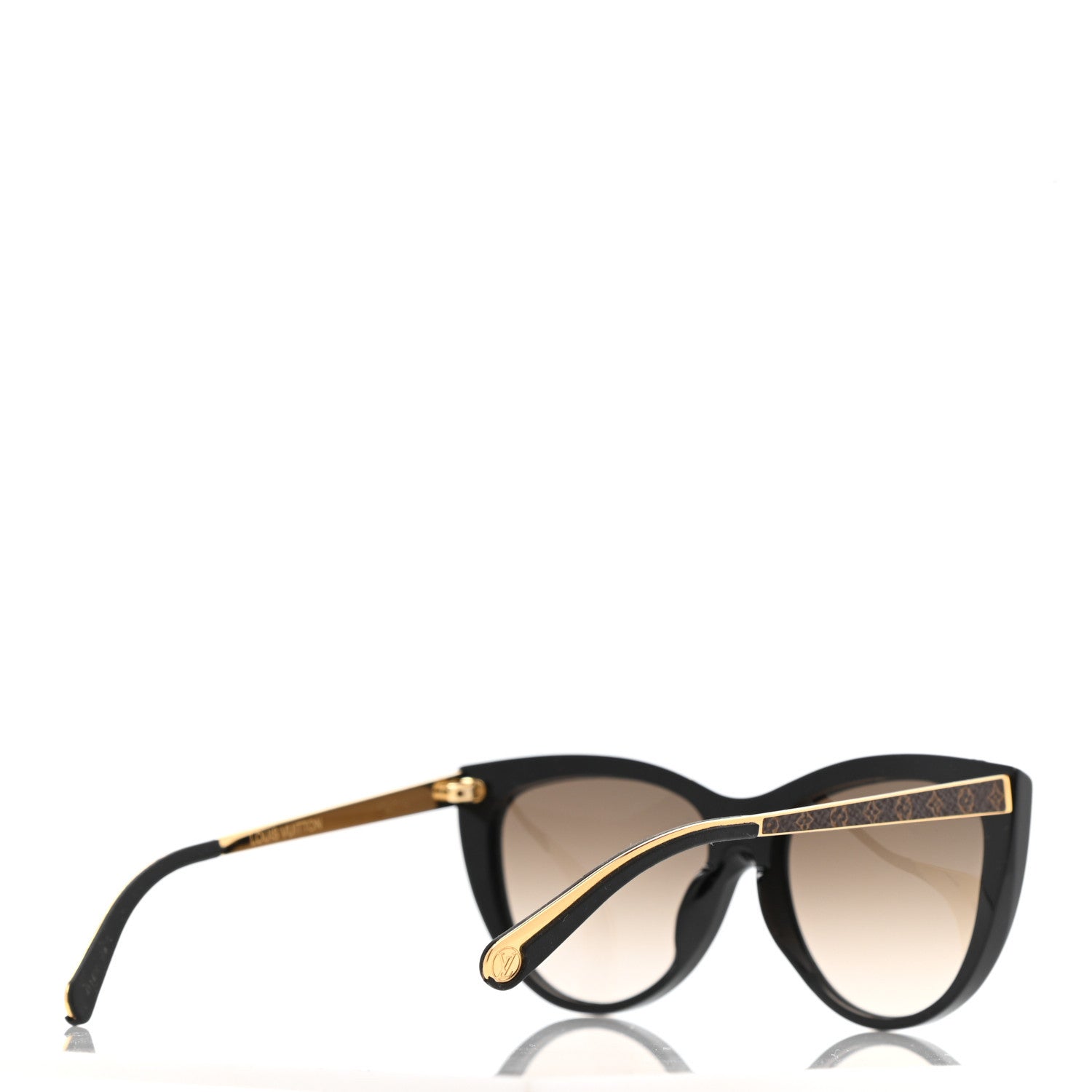 Louis Vuitton Acetate Monogram La Boum Sunglasses Z1147E Black 4 of 8