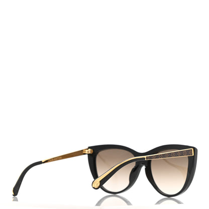 Louis Vuitton Acetate Monogram La Boum Sunglasses Z1147E Black 4 of 8