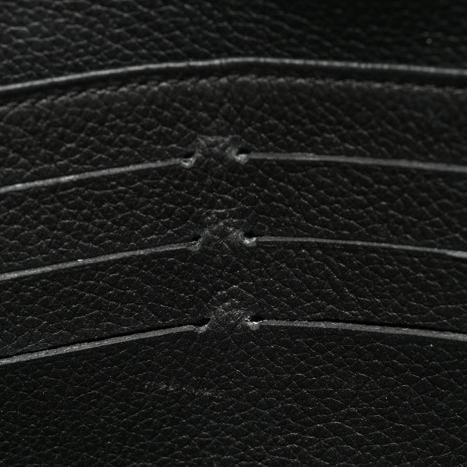 Louis Vuitton Calfskin Lockme II Wallet Black 7 of 9