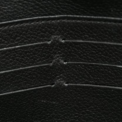Louis Vuitton Calfskin Lockme II Wallet Black 7 of 9
