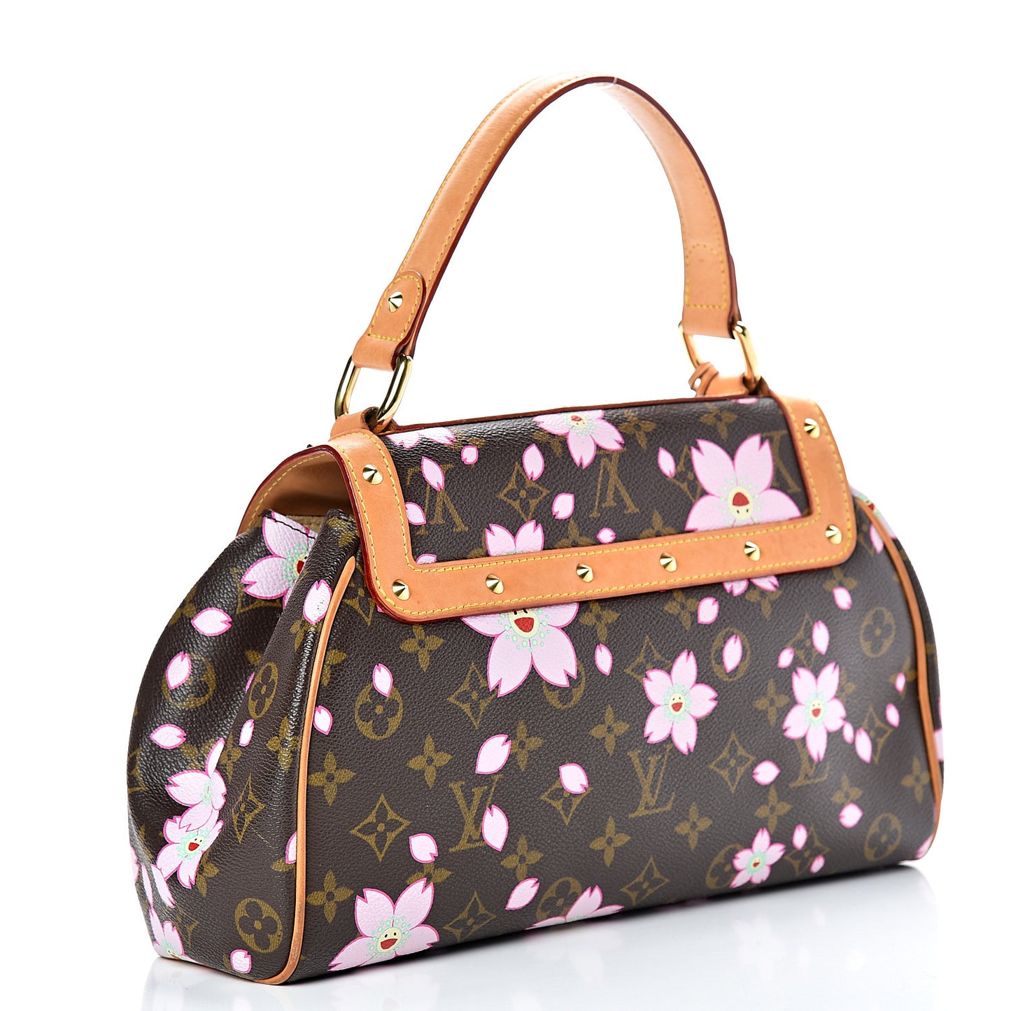 Monogram Cherry Blossom Sac Retro Bag Brown