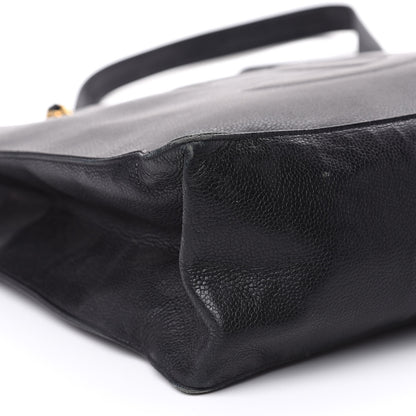 Chanel Caviar CC Shoulder Bag Black 8 of 13