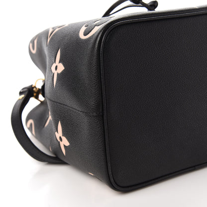 Louis Vuitton Empreinte Monogram Giant Neonoe MM Black Beige 6 of 10