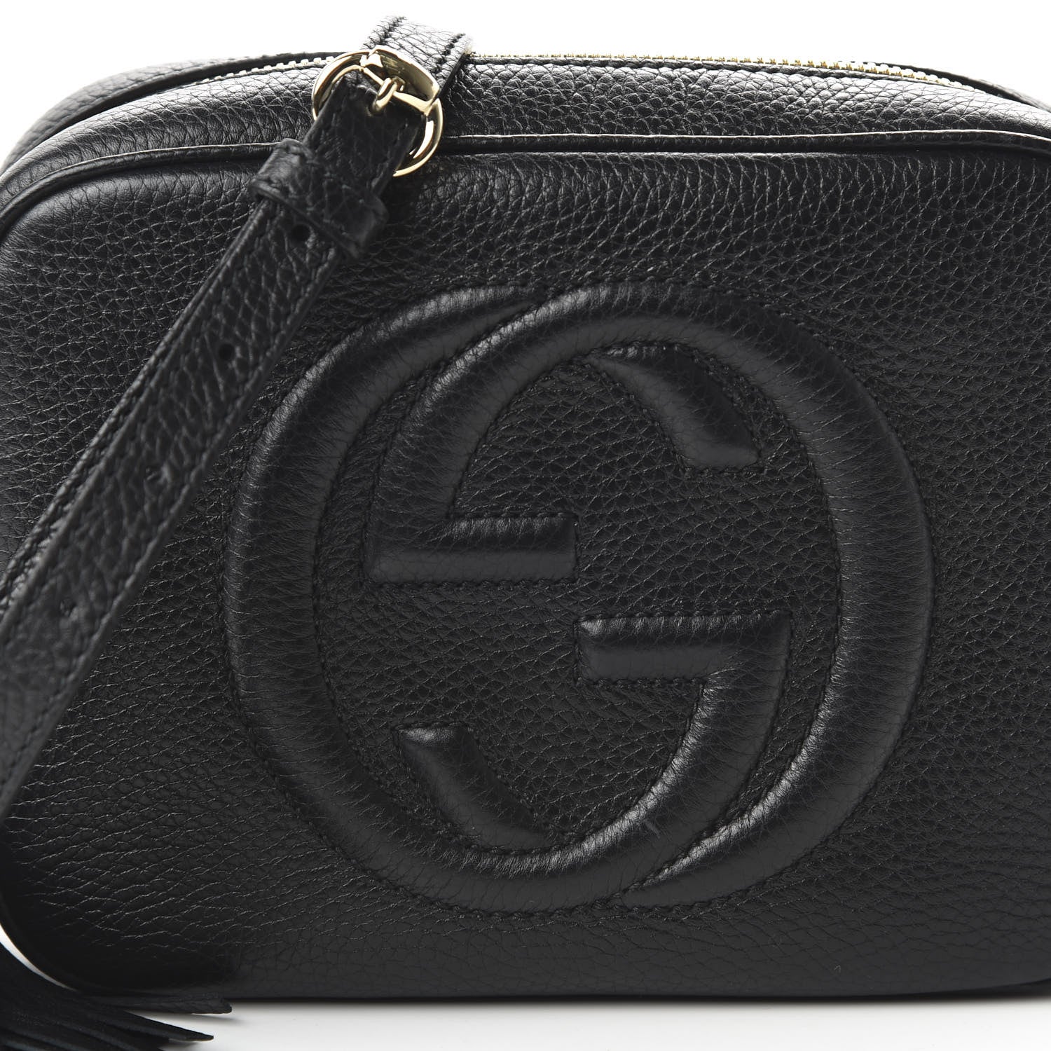 Gucci Pebbled Calfskin Small Soho Disco Bag Black 10 of 10