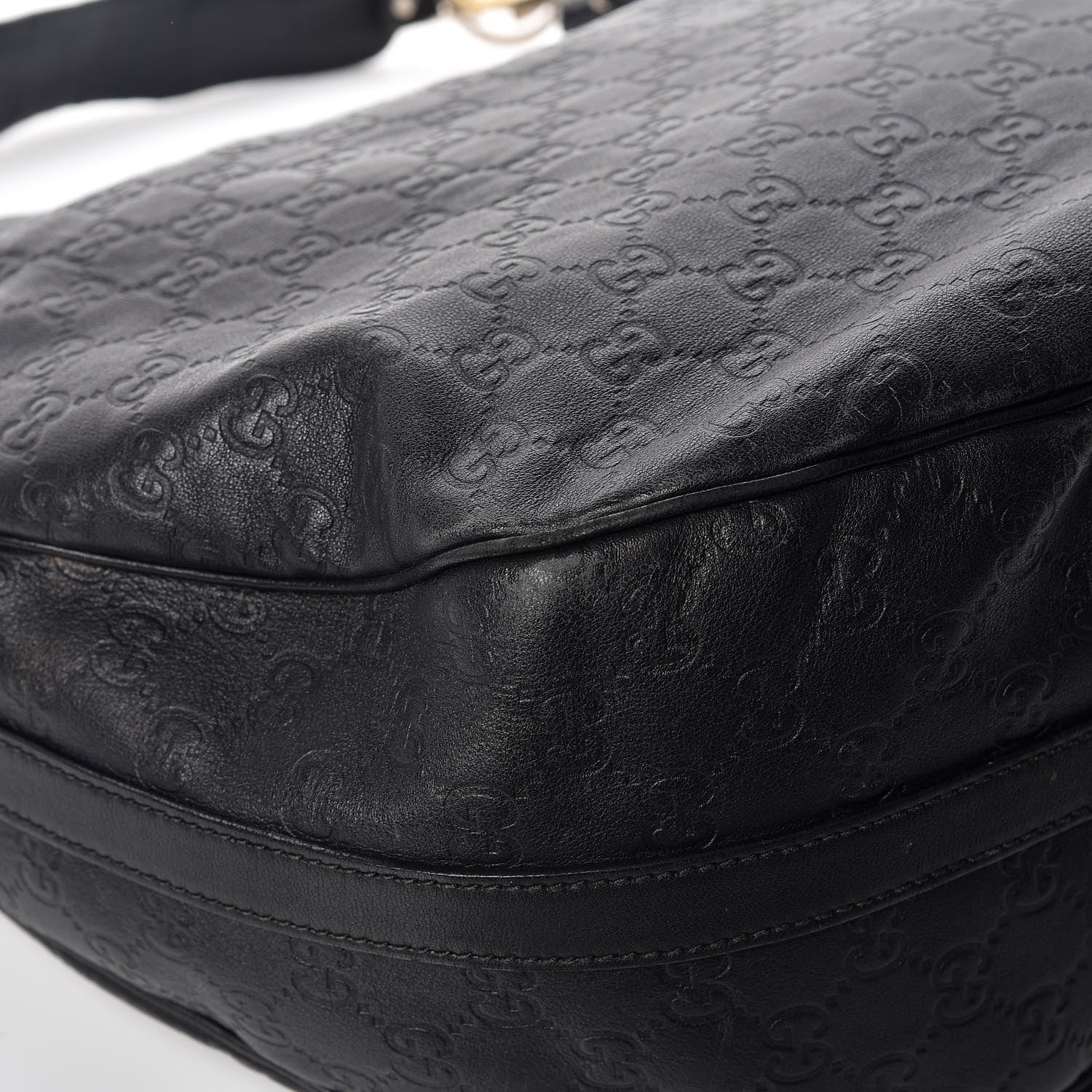 Gucci Guccissima Large GG Twins Hobo Black 10 of 16