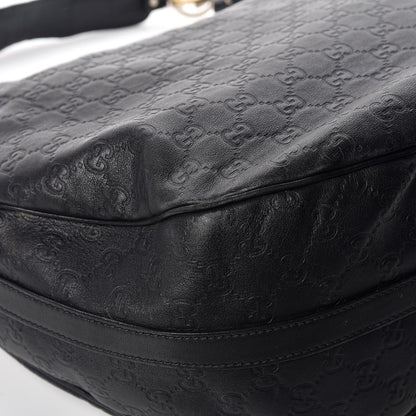 Gucci Guccissima Large GG Twins Hobo Black 10 of 16