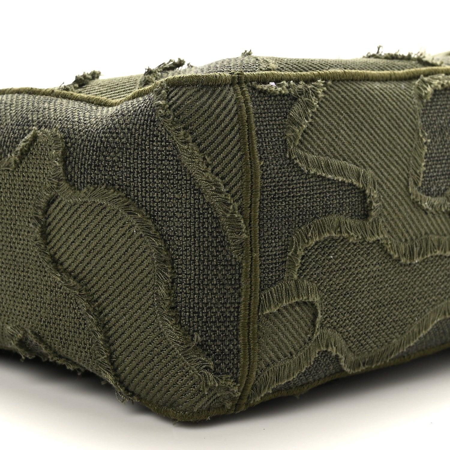 Christian Dior Canvas Embroidered Camouflage Diorcamp Messenger Green 8 of 10