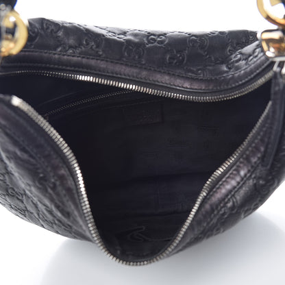 Gucci Guccissima Medium GG Twins Hobo Black 5 of 12