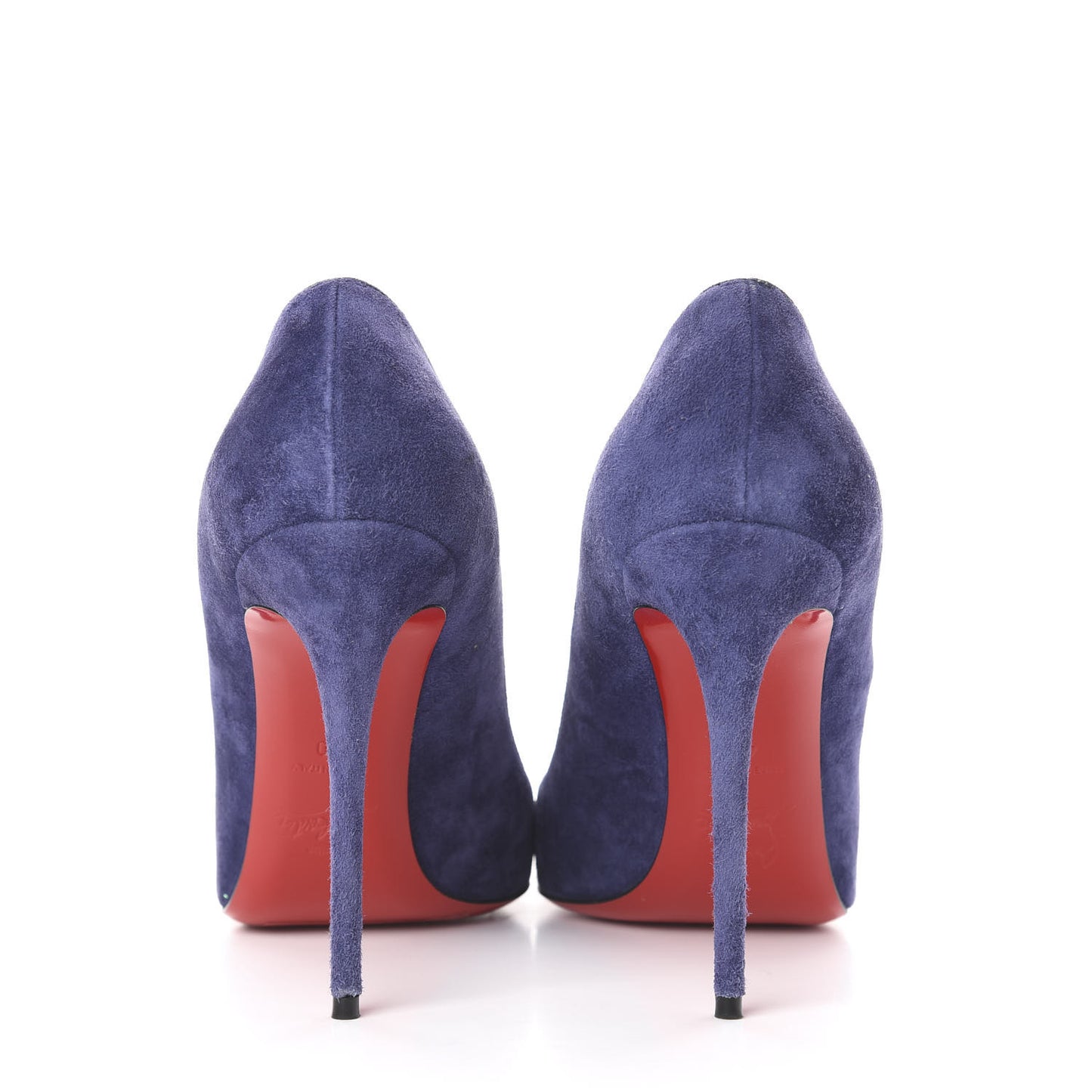 Veau Velours Pigalle Follies 100 Pumps 40 China Blue