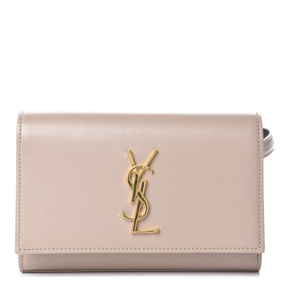 Saint Laurent Smooth Calfskin Monogram Kate Belt Bag Beige 1 of 10