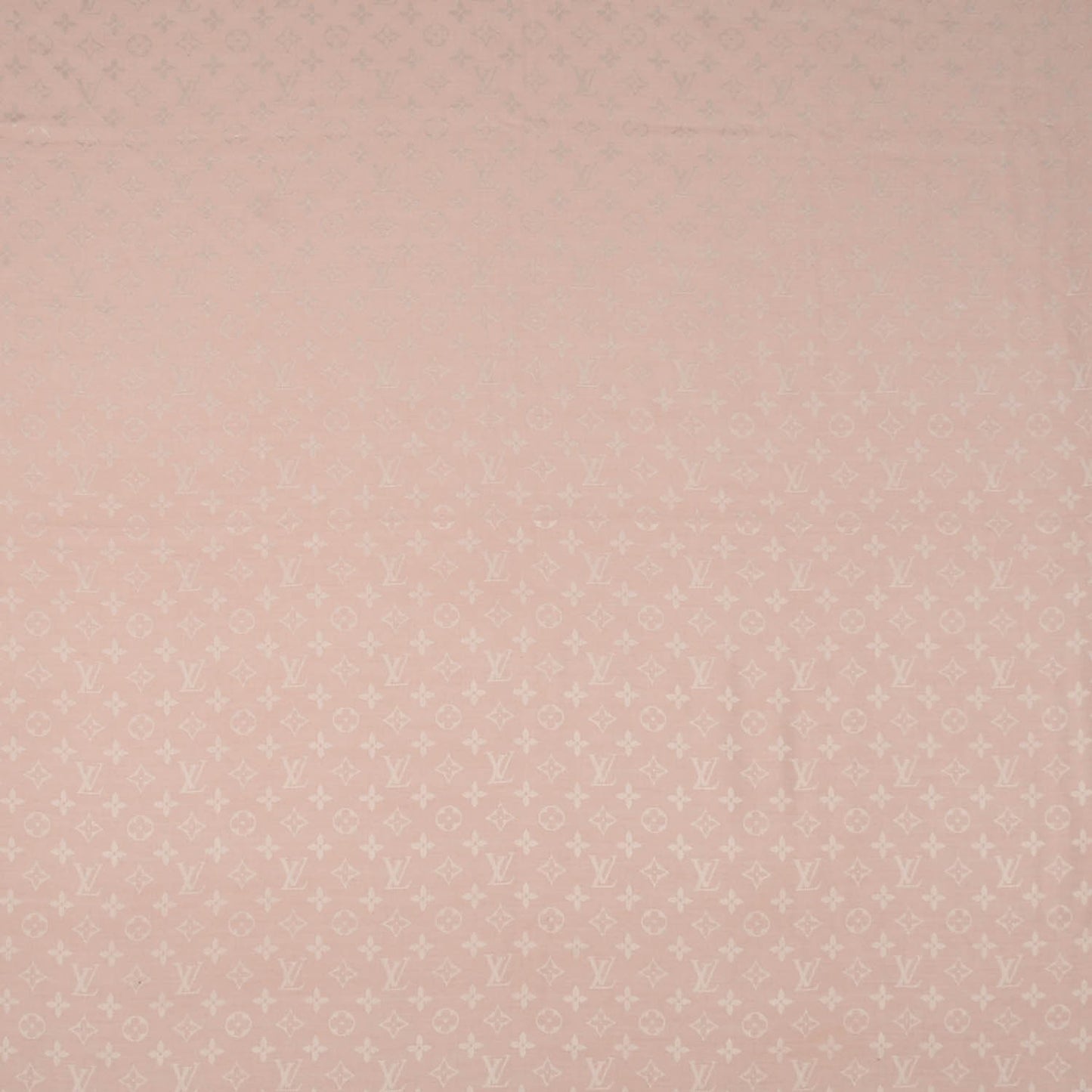 Silk Wool Monogram Denim Shawl Rose