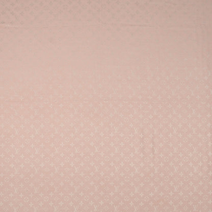 Louis Vuitton Silk Wool Monogram Denim Shawl Rose 1 of 5