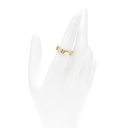 Roberto Coin 18K Yellow Gold Diamond Narrow Love in Verona Band Ring 53 6.5 2 of 6