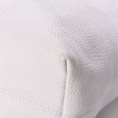 Burberry London Grainy Calfskin Medium Baynard Tote White 16 of 20