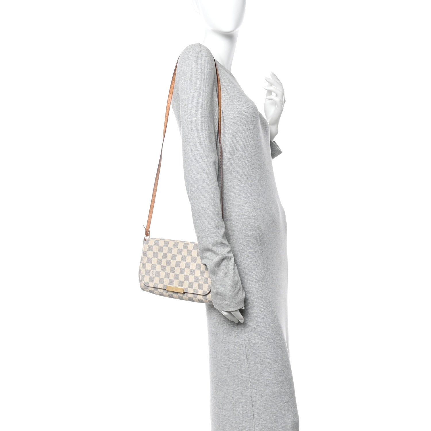 Louis Vuitton Damier Azur Favorite MM 2 of 11