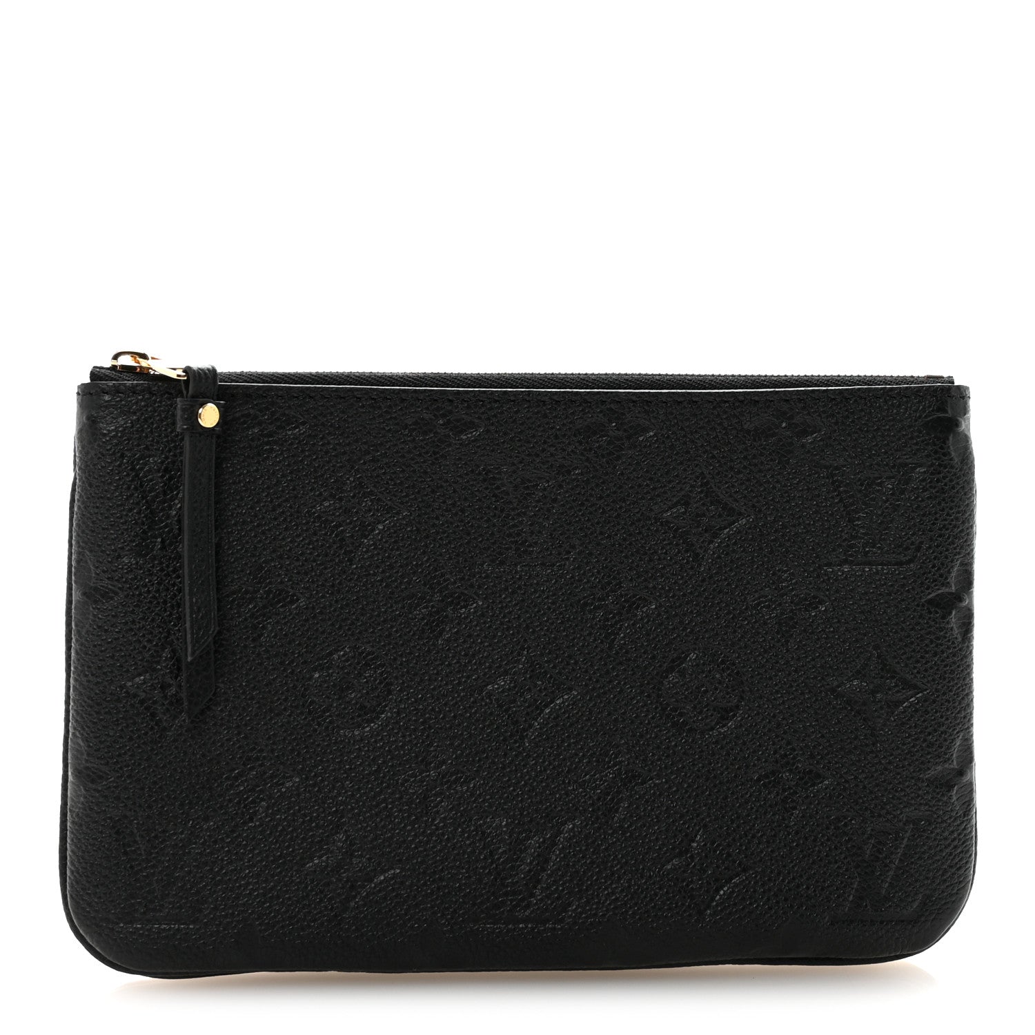 Louis Vuitton Empreinte Double Zip Pochette Black 1 of 8