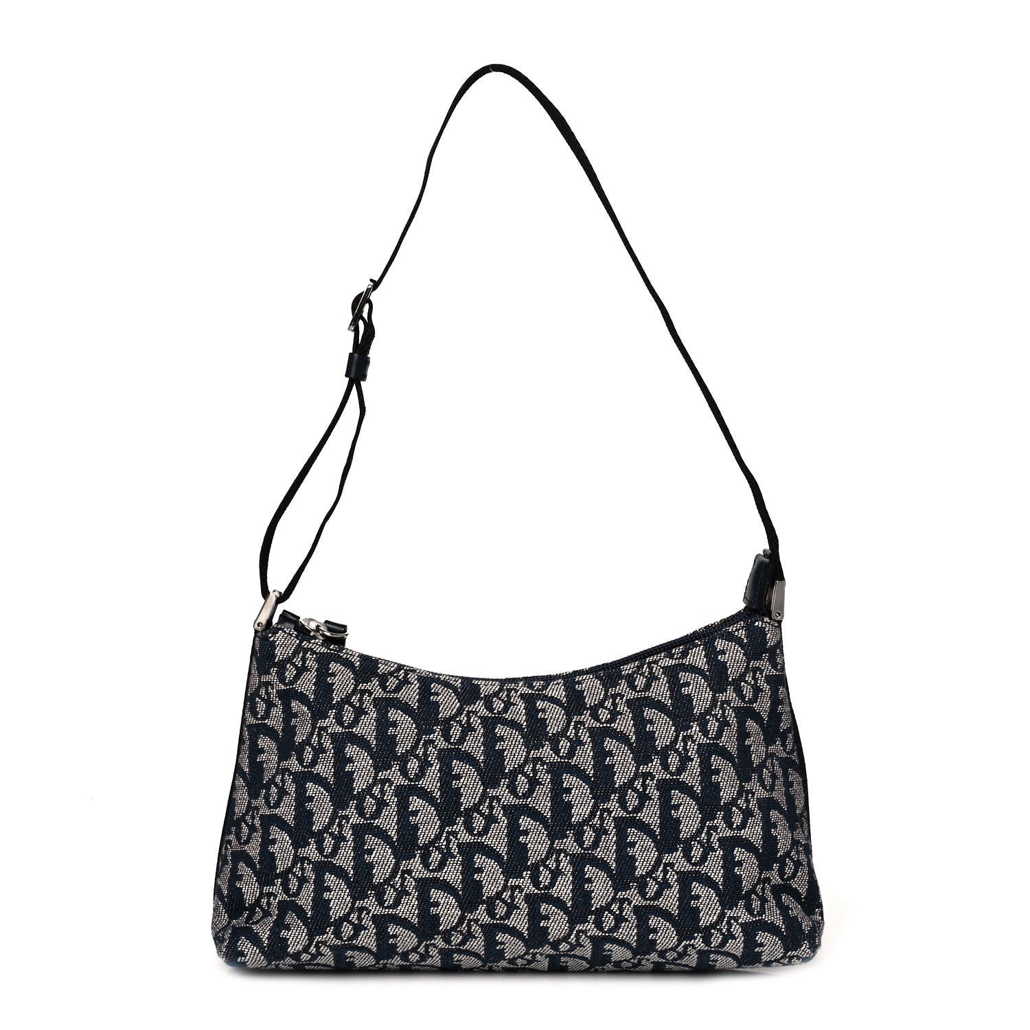 Christian Dior Monogram Shoulder Bag Pochette Blue 1 of 8