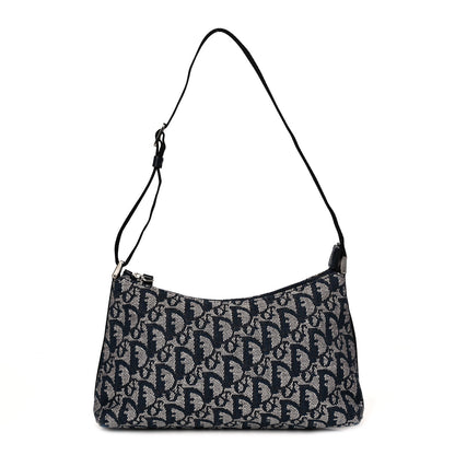 Christian Dior Monogram Shoulder Bag Pochette Blue 1 of 8