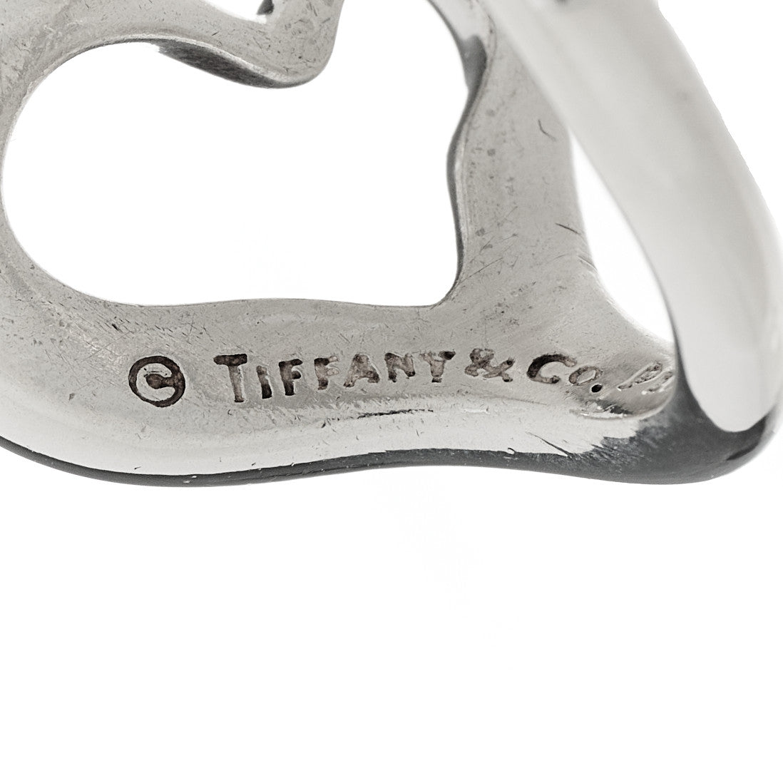 Sterling Silver Elsa Peretti Open Heart Ring 48 4.5
