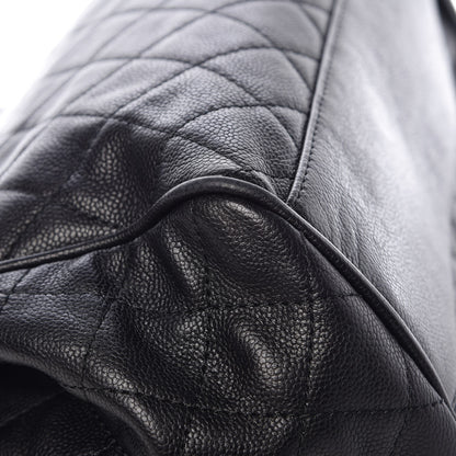 Chanel Caviar Quilted Timeless Accordion Flap Black 12 of 13