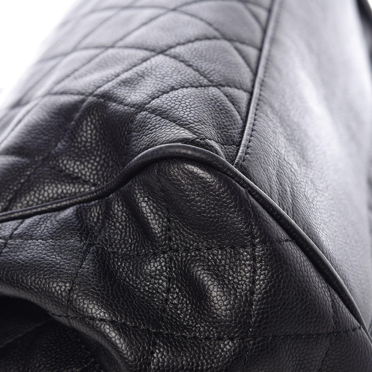 Chanel Caviar Quilted Timeless Accordion Flap Black 12 of 13