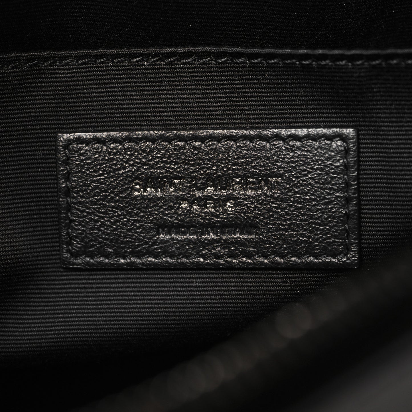 Calfskin Matelasse Monogram Lou Camera Bag Black