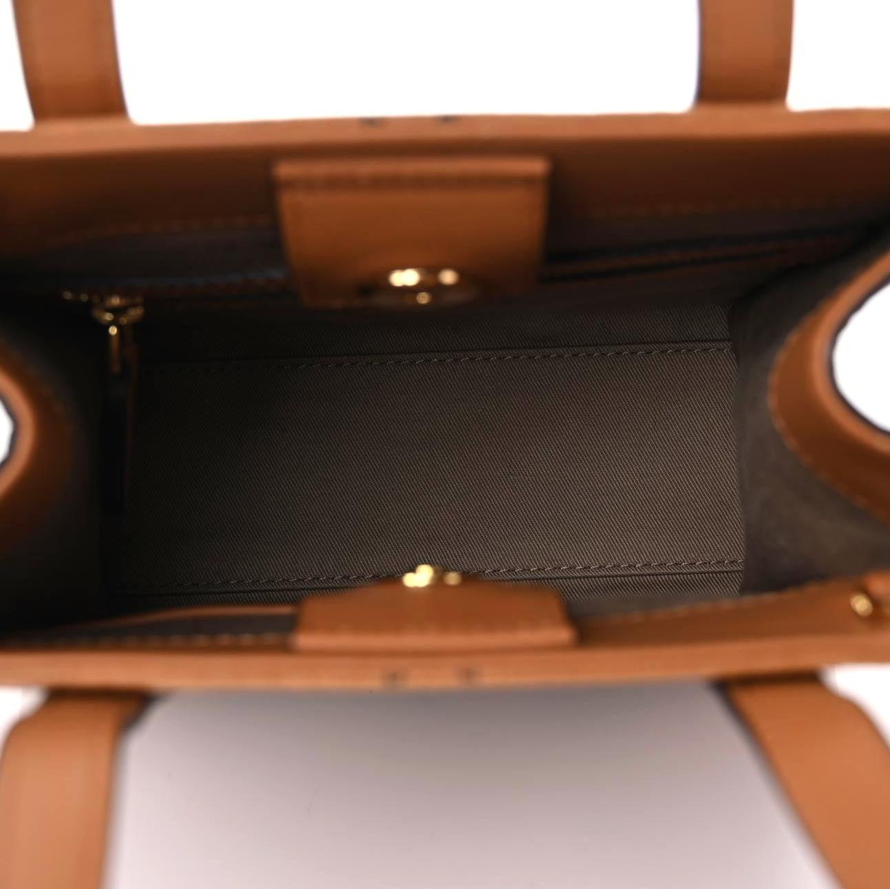 MCM Visetos Aren X-Mini Tote Cognac 5 of 13