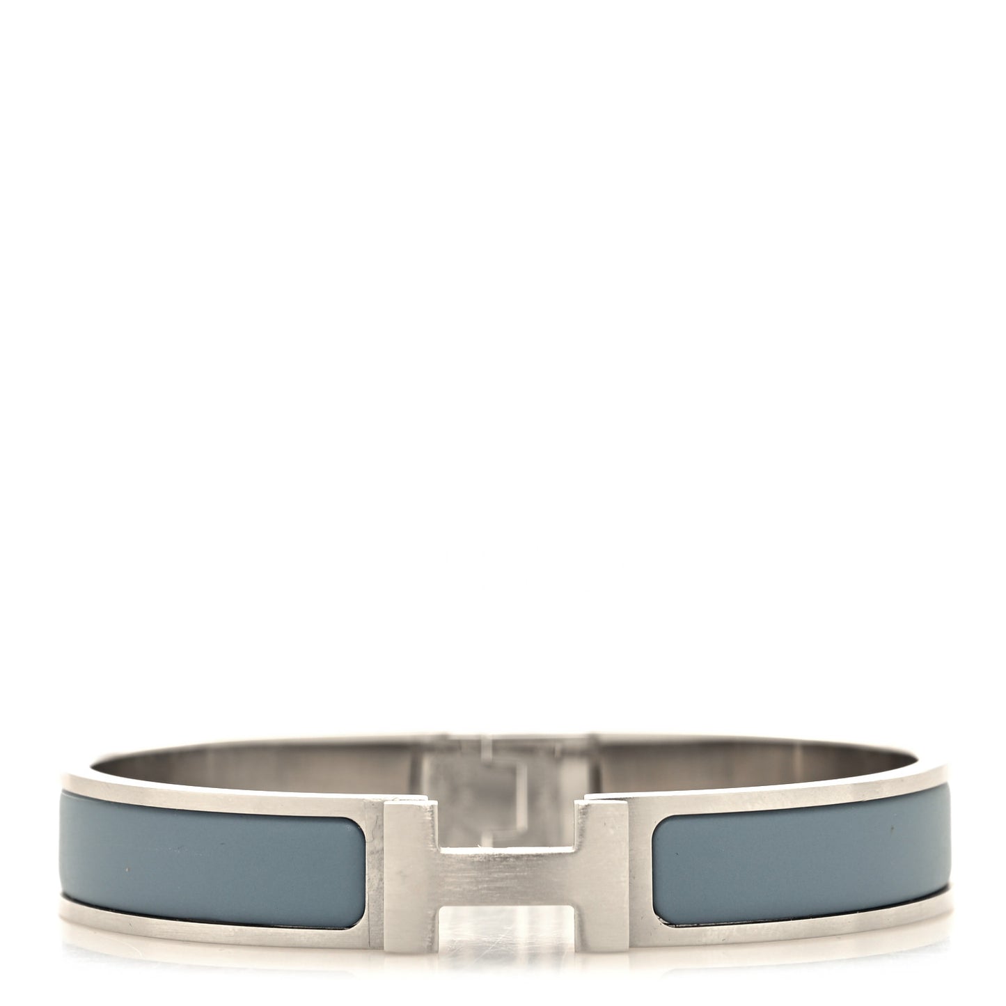 Enamel Narrow Clic Clac HH Bracelet GM Gris Orage
