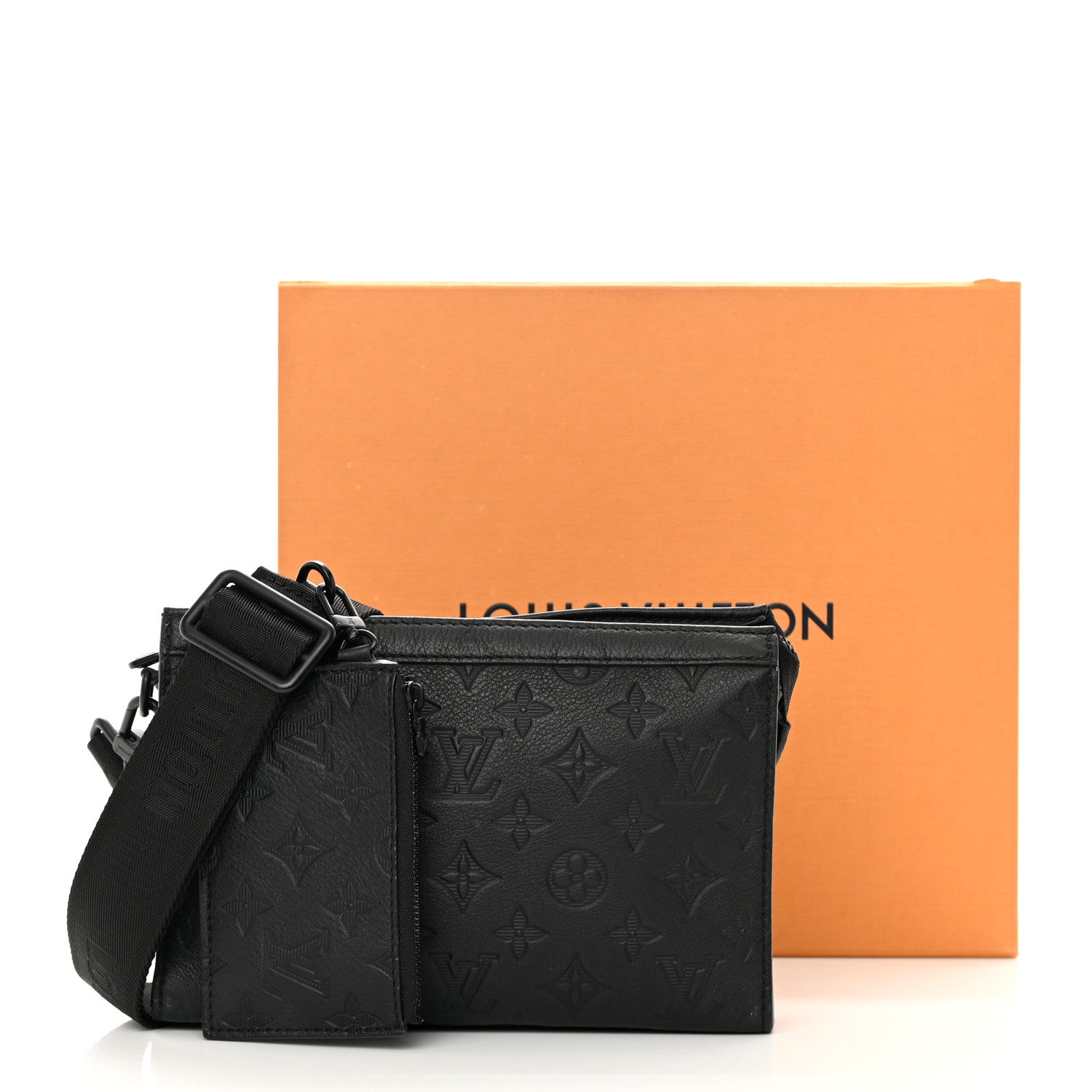 Louis Vuitton Calfskin Monogram Shadow Gaston Wearable Wallet 15 of 15