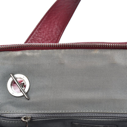 Chanel Calfskin Ultra Stitch Bowler Red 15 of 20