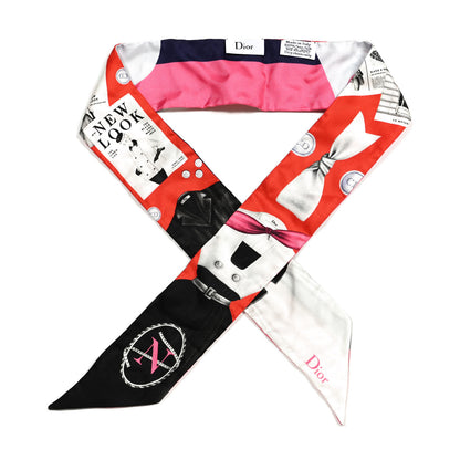 Christian Dior Silk ABCDior N Mitzah Scarf 1 of 4