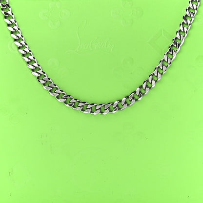 Christian Louboutin Calfskin Loubila Loubinthesky Chain Clutch Neon Green 7 of 10