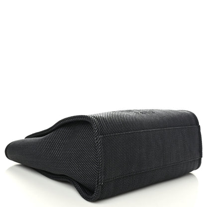 Chanel Mixed Fibers Small Deauville Tote Black 3 of 9
