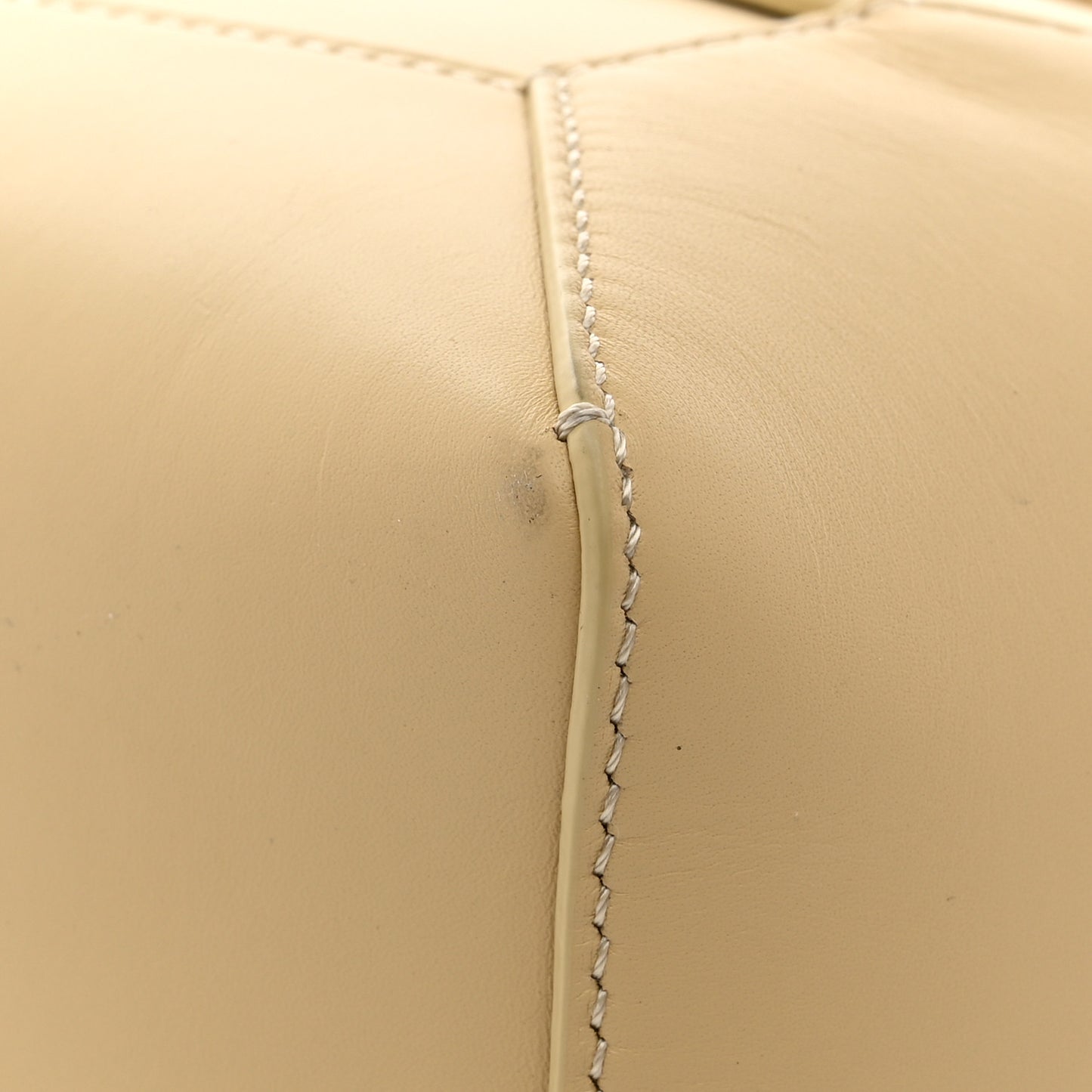 Calfskin Small Puzzle Edge Bag Dark Butter