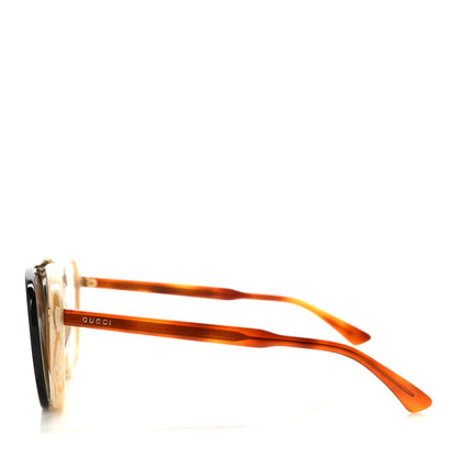 Gucci Aviator Flip Up Sunglasses GG0087S Havana 3 of 8
